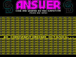 ANSWER DEMO