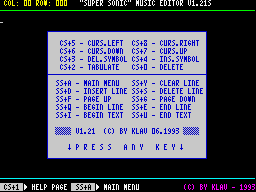 SUPER SONIC EDITOR  v1.215