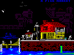 A Fish Market on the Pier