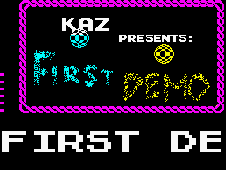 Kaz First Demo