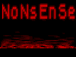 NoNsEnSe 4k intro