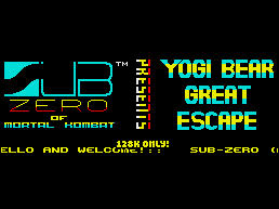 YOGI BEAR GREAT ESCAPE